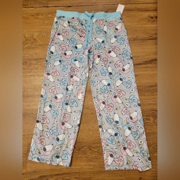 Juniors XL Snoopy Pajama Pants - Picture 1 of 9